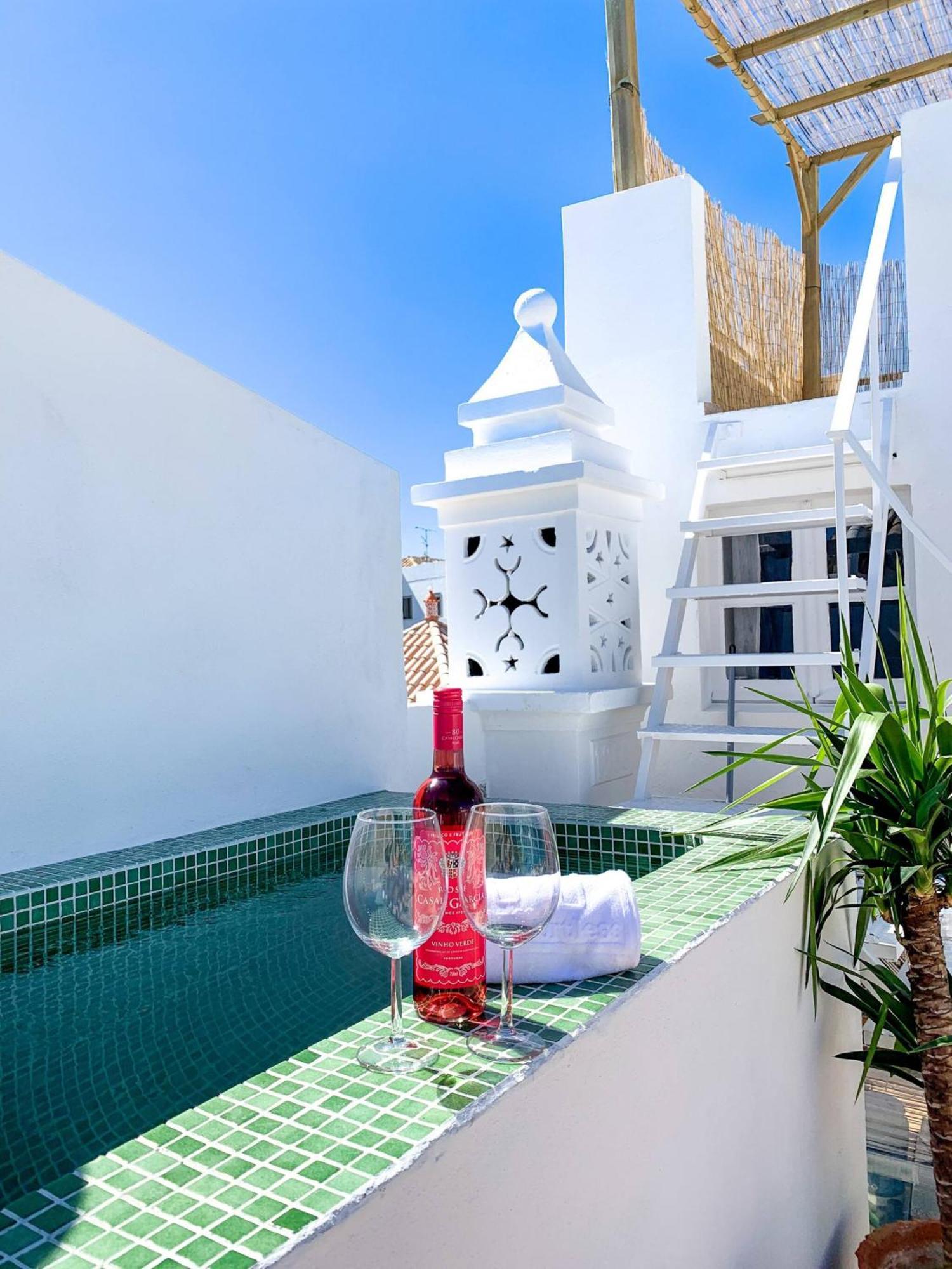 Apartamento Casa Castelo, Unique Flat w pool in Taviras Historical Centre Exterior foto